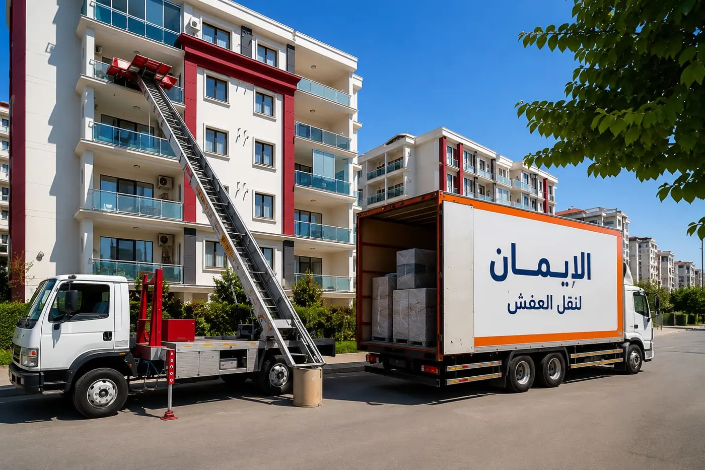ونش رفع عفش - شركة الإيمان لنقل العفش بالقاهرة والتجمع الخامس